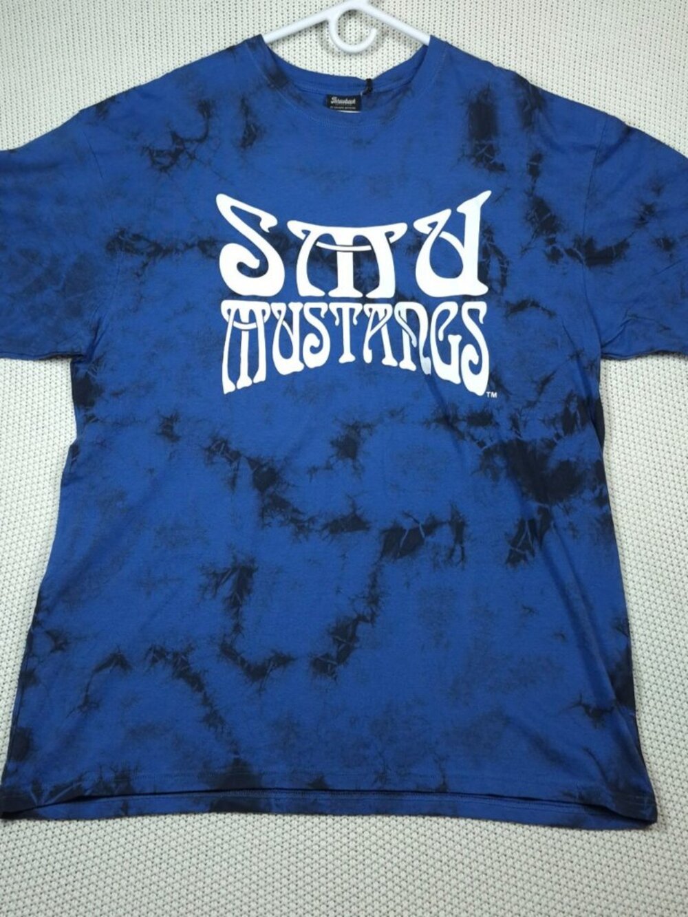 SMU Mustangs Grunge Tee Shirt Mens Sz. XL Uscape Apparel Throwback Collection